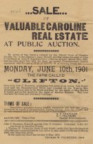 Caroline County Real Estate Auction 1901