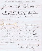 James T. Layton receipt 1894