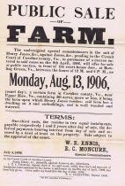 Caroline County Farm Sale 1906