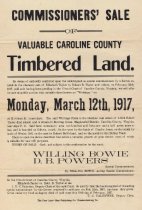 Caroline County 1917