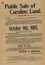 Caroline County Land Sale 1905