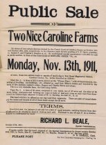 Caroline County Farm Sale 1911