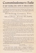 Caroline County Commissioners Sale 1901