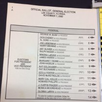 Ballot | Rutherford B. Hayes Presidential Library & Museums