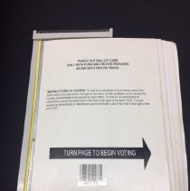 Ballot | Rutherford B. Hayes Presidential Library & Museums