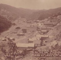 Central City after the Fire of 1888