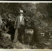 Joe Seelig in John Sohn's Garden