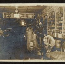 J.W. McDonald in His Hardware Store