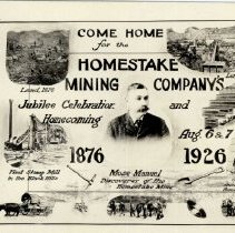 Homestake Jubilee Postcard