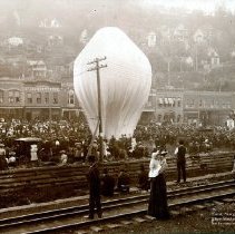 Hot Air Balloon on Main Street