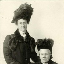 Mrs. Worth & daughter, Mrs. Lillie Podleck