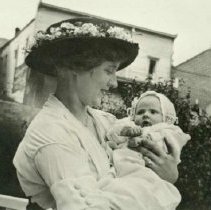 Unidentified Woman and Baby