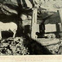 Old Smoky Hauling Train of Cars to the Dump