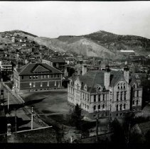 View of Lead and Central High School Building