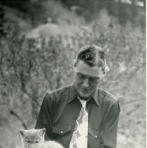 Ollie Wiswell Holding Tootsie