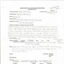 AHC.2007.011- Scan of Original Accession Sheet