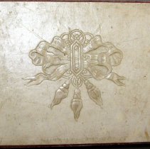 Autograph Book containing pictograph drawn by Crow Dog.