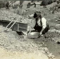 Potato Creek Johnny Panning for Gold
