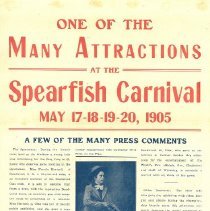 One of the Many Attractions at the Spearfish Carnival, May 17-18-19-20, 1905