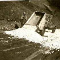 Road construction during the 1920s