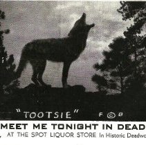 Tootsie Says Meet Me Tonight in Deadwood