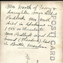 Mrs. Worth & daughter, Mrs. Lillie Podleck