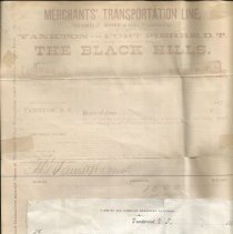 Merchants' Transportation Line Invoice