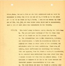 Letter and Report from Joseph P. Connolly to C.E. Dawson