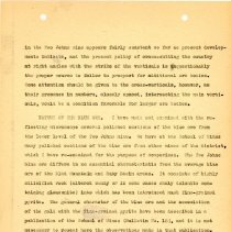 Letter and Report from Joseph P. Connolly to C.E. Dawson