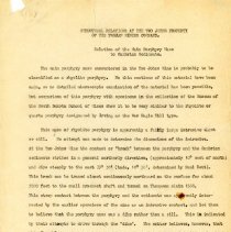 Structural Relations at the Two Johns Property of the Trojan Mining Company