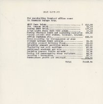 Correspondence re. Hills Chevrolet Co.'s planned addition to the Franklin G