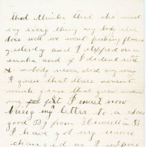 From Hattie Byfield Chipman to Uncle (W.E. Adams) re. general news