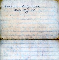 From Hattie Byfield Chipman to Uncle (W.E. Adams)