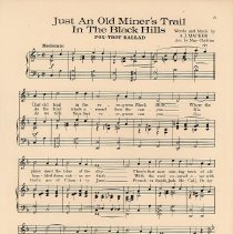 Just an Old Miner's Trail in the Black Hills