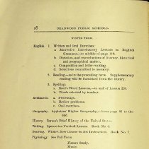 "Course of Study for the Public Schools of the City of Deadwood, South Dako