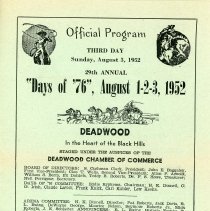 Third day of the Days of '76 rodeo