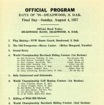 Final day of the Days of '76 rodeo