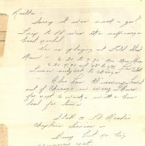 Letter To Raetta From Jonnie About Don Laughlin