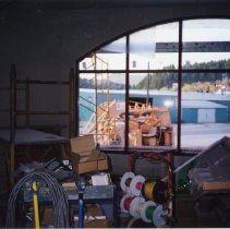 Electrical building materials inside new addition