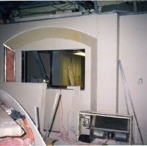 Hospital building addition construction in progress