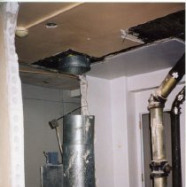 Upgraded plumbing and ventilation renovation to hospital building