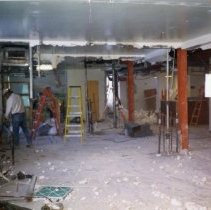 Renovation work for the new hospital addition