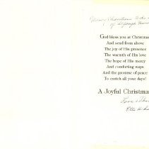 Christmas Card from Etta Whaley