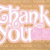 Thank you note from Clifford C. Johnson