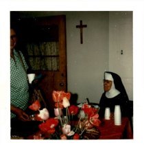 Mrs Walker and Sr. Flavia