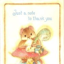 Thank You Card from Patsy and Wade Ridgway