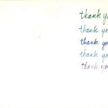 Note responding to awards dinner invitation