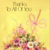 Thank you card from Jane Haag