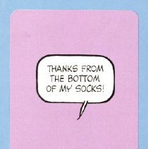 Thank you card signed "Doat."