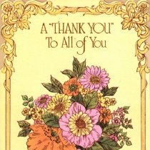 Thank you note from Anne Jehner